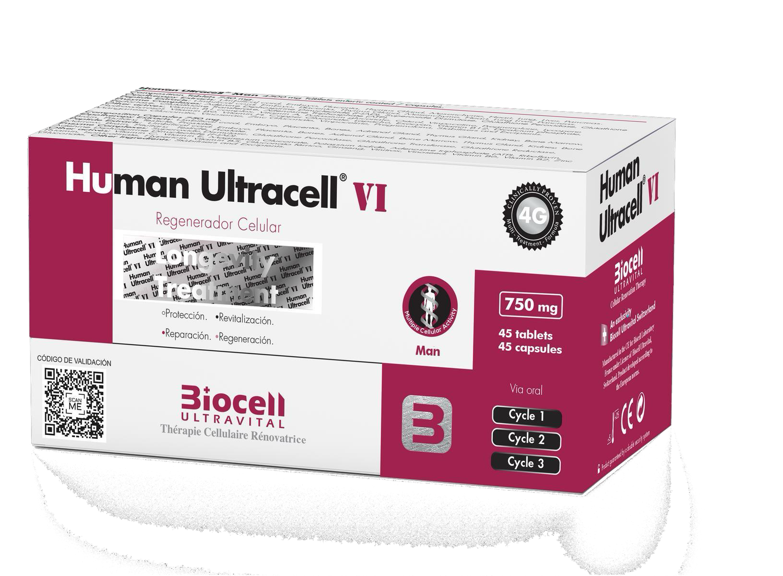 Human Ultracell VI - Hombre (Oral)